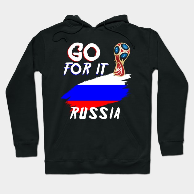 Russia World Cup Hoodie by Tuwegl